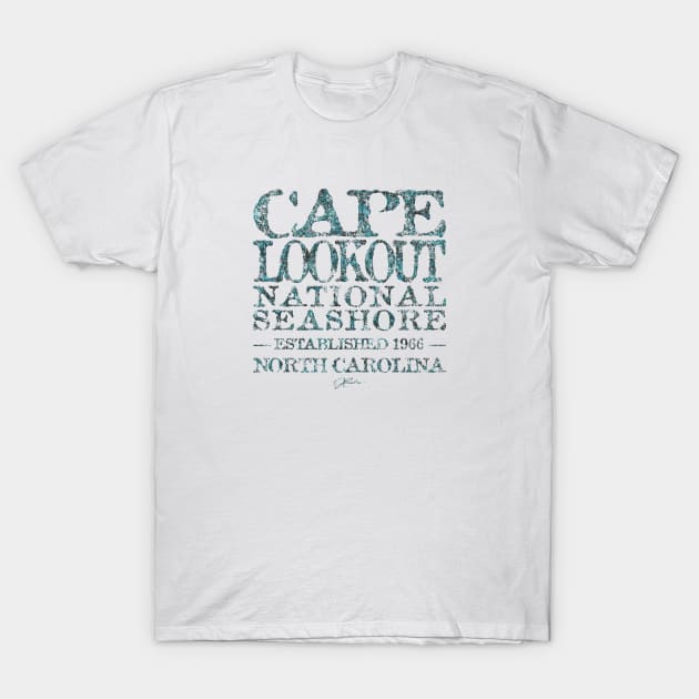 Cape Lookout National Seashore, North Carolina T-Shirt by jcombs